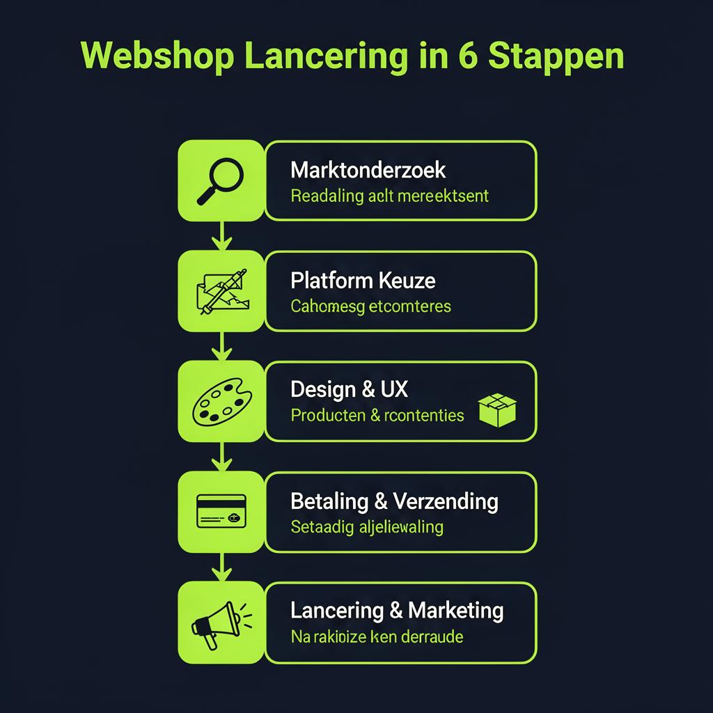 Webshop launch in 6 steps