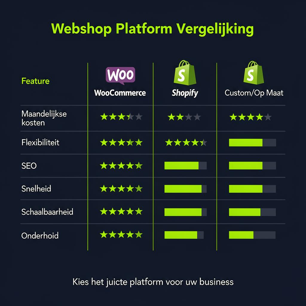 E-commerce platform comparison